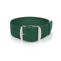 Bracelet de montre de sport de luxe classique noir à dégagement rapide en perlon 18mm 20mm 22mm 24mm en tissu, logo personnalisé accepté