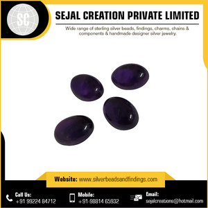 Pierre précieuse de taille ovale en pierre de cabochon de sodalite naturelle - Product Image 6