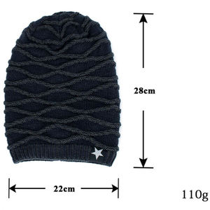 Gorro de punto con logotipo personalizado para hombre y mujer, gorro de invierno con logotipo personalizado, Unisex - Product Image 4