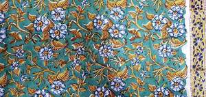 Latest Design Hand Block Printed 100% Cotton Fabric for Bag Stitching Home Textile Print Voile Fabric Woven ISO India - Product Image 4