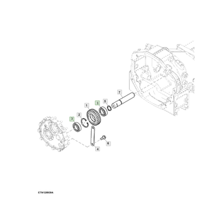 Pièce de rechange pour tracteur JD johdeere, numéro de roulement SJ11021 - Product Image 3