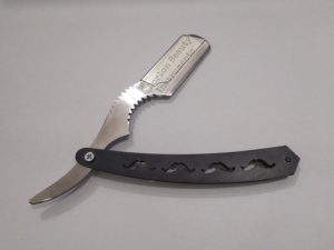 Cao Cấp Duy Nhất Lưỡi Cắt Tóc Dao Cạo Cho Nam Giới Biểu Tượng Tùy Chỉnh In Chuyên Nghiệp Bền Vững Tóc Loại Bỏ Thẳng Cạo Râu Dao Cạo - Product Image 2