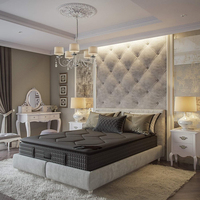 Matelas Moderne en Mousse à Mémoire de Forme Haute Densité, Taille Double, pour Mobilier d'Hôtel 5 Étoiles