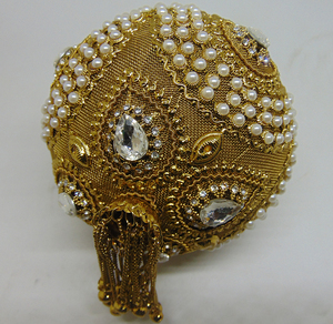 Metal Round <b>Bags</b> <b>Potli</b> <b>Bag</b> for Women - Product Image 6