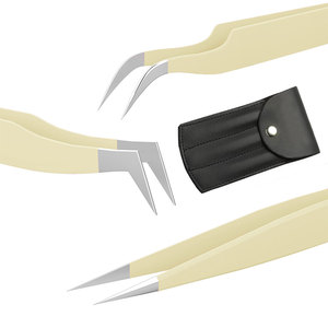 Fournisseur direct d'usine GEMSTONE ENTERPRISES GS-531 Kit de pinces à cils en acier inoxydable durable et réutilisable, logo personnalisé, fabriqué au Pakistan - Product Image 6