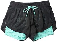 Shorts de sport pour femmes été 2025 – Nouveaux, élastiques, avec cordon de serrage, doux, respirants, écologiques, séchage rapide, en polyester/nylon, pour le yoga, style cargo
