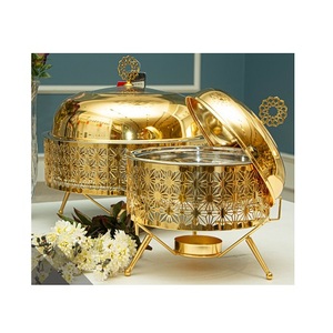 Ensemble de plats chauffants ronds de qualité supérieure, 2 tailles différentes, plats chauffants pour la vente en gros - Product Image 1