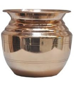 Olla de agua de cobre minimalista, recipiente de agua Natural, redondo y teteras, embalaje personalizado, cobre puro - Product Image 1