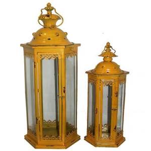 Juego de farolillos de metal marroquí hechos a mano, 2 uds., la mejor calidad para la decoración del hogar a precio navideño - Product Image 2