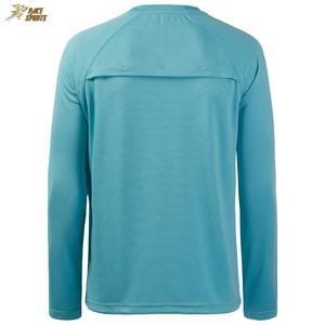 เสื้อตกปลา UPF 50 + UV สำหรับกีฬากลางแจ้งเสื้อยืดชาวประมงที่ดีที่สุดเสื้อตกปลาผู้ชายตามจังหวะกีฬา - Product Image 2