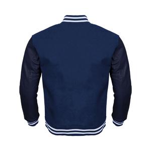 แจ็กเก็ตหนังขนสัตว์สำหรับผู้ชายไซส์พิเศษสำหรับฤดูหนาวโลโก้ตามสั่งกันลมและตัวอักษรสำหรับกลางแจ้งสไตล์นักศึกษา - Product Image 2