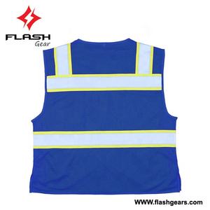 Hi Vis เสื้อกั๊กนิรภัยเสื้อจราจรสะท้อนแสง,เสื้อกั๊กป้องกันความปลอดภัยเสื้อกั๊กสะท้อนแสงชุดทำงานเพื่อความปลอดภัย - Product Image 6