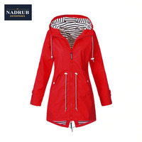 Femmes Imperméable Coupe-Vent En Plein Air Pour Camping Cyclisme Équitation Poncho de Pluie Veste de Pluie À Capuche