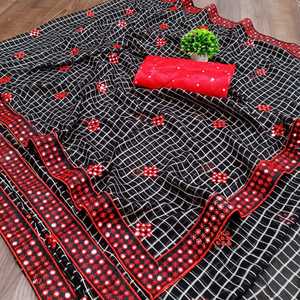 สารีออกแบบใหม่อุปทานจำนวนมากที่กำหนดเองพิมพ์ผ้าไหมสารี2022 - Product Image 6