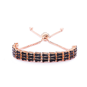 Al por mayor plata esterlina 925 artesanía Baguette forma rubí piedra hecho a mano pulsera de tenis - Product Image 1