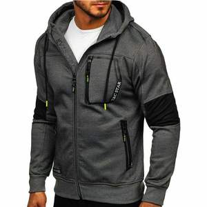 Sweat à capuche à manches longues pour hommes, sweat-shirt imprimé, personnalisé, bon marché, mode automne - Product Image 1