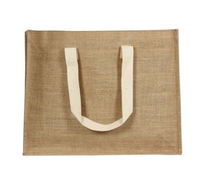 Sac d'épicerie en Jute naturelle de bonne qualité, pour les courses, fourre-tout, transport de légumes, imprimé, pour la cuisine - Product Image 3