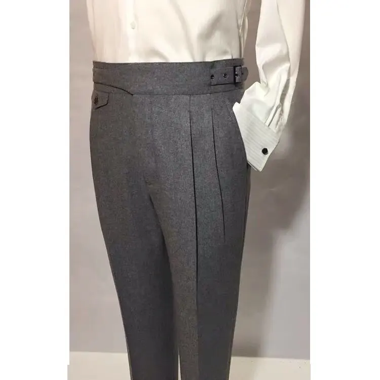 wholesale professional factory manufacture MTM Made to measure men formal casual pants gurkha trousers