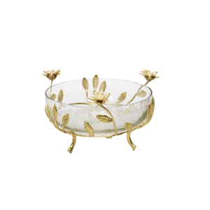 Aluminium And <b>Glass</b> Fruits Chocolates <b>Bowl</b> Superior Quality Wedding Party Fruits <b>Serving</b> <b>Bowl</b> In India - Product Image 1