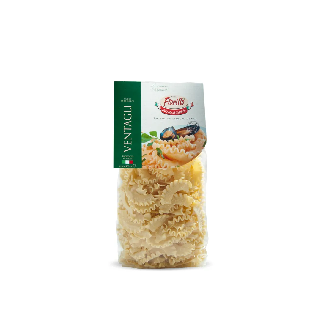 Top Ventagli Artisan Pasta-Sémola de trigo duro hecha a mano 500g-Artesanía italiana genuina de Pastificio Fiorillo