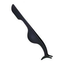 แหนบขนตาเหล็กสีดำและสีทอง12ซม. แหล่งพลังงานด้วยมือ - Product Image 5