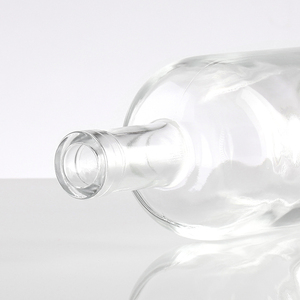 Bottiglia di Vetro Vuota Personalizzata da 500/700/750ml/1 Litro, Trasparente e Rotonda per Succhi, Latte, Acqua, Liquori, Vino, Olio, Vodka, Whisky, <span class=keywords><strong>Gin</strong></span>, Tequila - Product Image 4