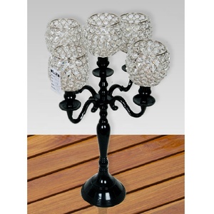 crystal <b>lamp</b> Votive Candle Holder Tealight Candles Holder five arms candle <b>lamp</b> for Table Wedding Dinning and Party - Product Image 1