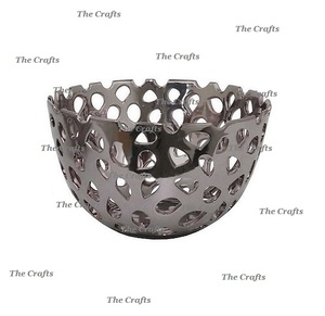 Cuenco de hierro martillado de mejor diseño con cuenco decorativo de frutas de forma redonda de Calidad exclusiva a bajo precio - Product Image 2