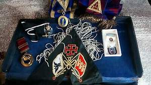 Masonic Regalia คอเจ้าหน้าที่เมมฟิส Misraim บูชาอดีตอาจารย์เย็บปักถักร้อย - Product Image 5