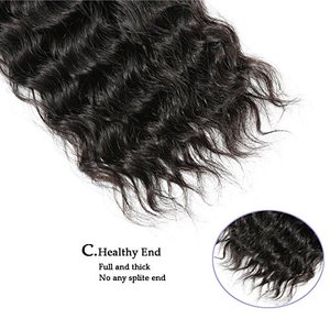 Extensions de cheveux Remy indiens vierges purs cueillies à la main dans les temples du nord Extensions de cheveux humains de haute qualité - Product Image 3