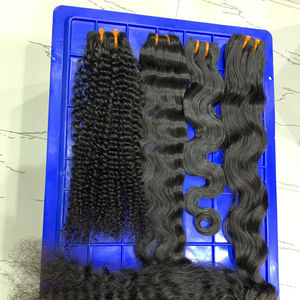 Venta al por mayor 100% Extensiones de Cabello Humano Remy Indio Crudo Cutícula Alineada Visón Brasileño Pelo Liso 3 Paquetes Cierre Frontal de Encaje - Product Image 5