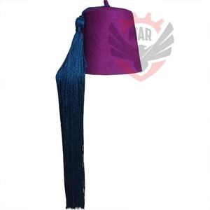 Masónica Regalia, liso, granate, con borlas negras - Product Image 1