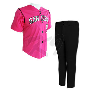 Uniforme de béisbol personalizado de alta calidad, conjunto transpirable de talla grande Unisex para adultos y jóvenes, diseño en blanco - Product Image 4