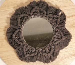 Beautifully Handmade Macrame <b>Mirror</b> - Product Image 1