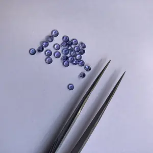 2.75mm Natural Tanzanite Facetada Redonda Solta Semi Preciosas Gemstone Atacadista Bulk Deal A Preço De Fábrica Pedras Revendedor Fornecedor