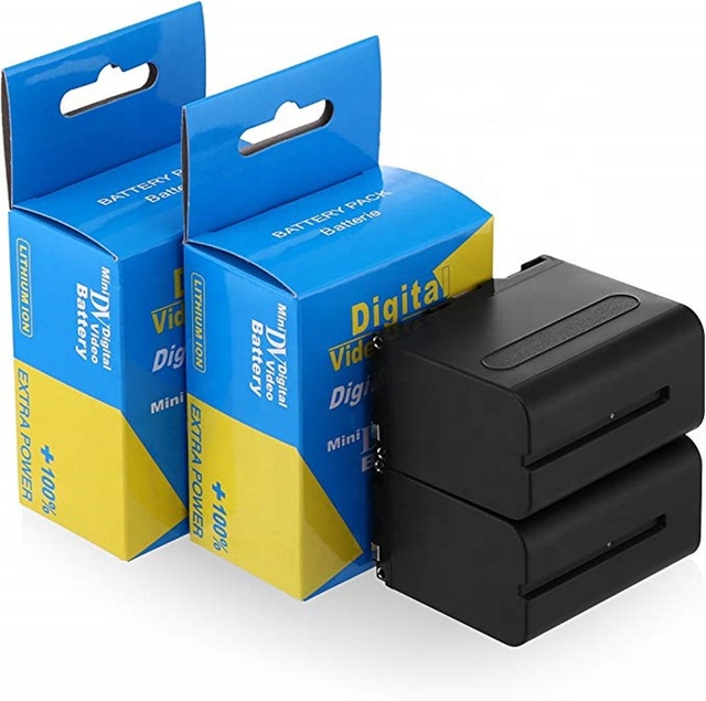 OEM Factory Replacement Sony Camera NP-F990 Battery 8800 MAh NP-F970 Compatible with Sony HDR-FX1, HDR-FX7, HDR-FX10
