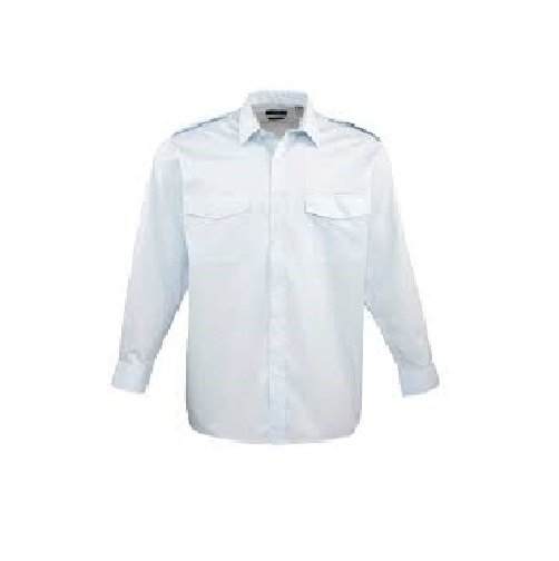White Pilot Shirt Customized Wholesale Good
