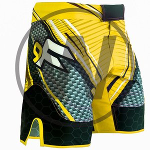พรีเมี่ยมคุณภาพการต่อสู้และการฝึกอบรมเสื้อผ้าที่กำหนดเองพิมพ์MMAสั้นระเหิดกางเกงขาสั้น - Product Image 3