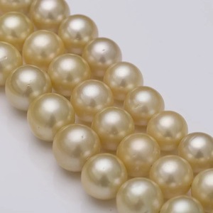 ไข่มุกไข่มุกไข่มุกแท้แบบบาโรกทรงกลมสีทองเข้มธรรมชาติไม่เหมือนใครสำหรับงานประดิษฐ์ทำด้วยตัวเอง - Product Image 1