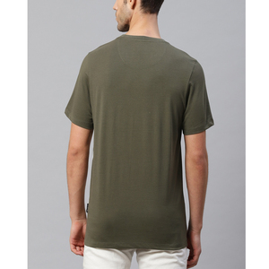 เสื้อยืดคอกลมผู้ชายไซส์ใหญ่พิเศษ พิมพ์ลายตามสั่ง แบรนด์ OEM  แบบเรียบง่าย ผ้าฝ้าย 100% - Product Image 3