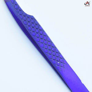 ปากคีบขนตาคุณภาพสูง,ที่หนีบเพชรสีฟ้าติดป้ายฉลากส่วนตัวแหนบสำหรับต่อขนตา - Product Image 5