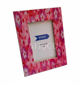กรอบรูปไม้ลายดอกไม้สีชมพูกรอบไม้ราคาถูกดีไซน์เรียบง่ายกรอบคุณภาพทันสมัยและชาญฉลาด - Product Image 1