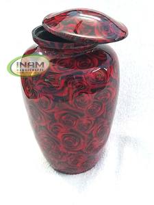 Modèle de style nautique d'urne en métal de qualité vintage polie pour cadeaux d'affaires - Product Image 4