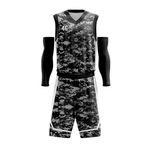 Traje de sublimación de chaleco suelto, camisetas de baloncesto en blanco, uniformes - Product Image 3