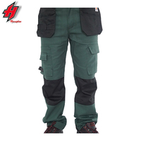 Pantalones de seguridad para el trabajo para hombres, ropa de trabajo, de algodón, duradera, para construcción