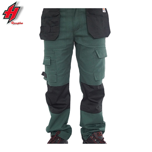 Pantalones de seguridad para el trabajo para hombres, ropa de trabajo, de algodón, duradera, para construcción - Product Image 6