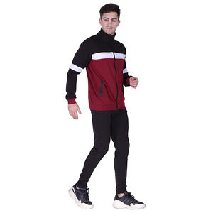 Survêtement à bloc origine Pakistan pour hommes, en polaire multicolore, hiver, avec étiquette personnalisée - Product Image 2