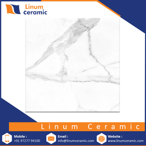 Cuộc Sống Long Durable Pearl Trắng Bóng Kết Thúc Với Semi-matt Luster Khu Dân Cư Văn Phòng Sử Dụng 600X600 Gạch Lát Sàn Bằng Sứ - Product Image 5