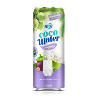 OEM Eau de coco du Vietnam Meilleur prix 330ml Peut eau de coco naturelle fraîche de la société vietnamienne