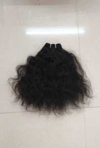 Extensiones de cabello Remy rizado Natural 100%, cutícula virgen alineada, cabello indio crudo, paquetes de cabello humano de templo de la India - Product Image 4